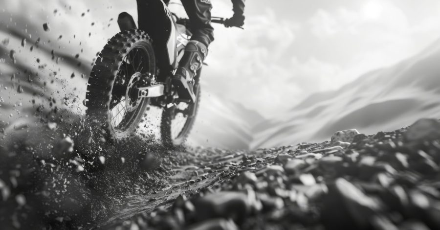 Competidor de off road usando equipamentos ASW Racing em sua trilha.